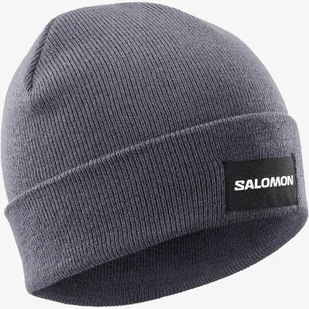 Czapka klasyczna sportowa z logo Salomon ciepła wełniana - Odzież trekkingowa damska - miniaturka - grafika 1
