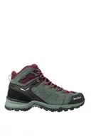 Buty trekkingowe damskie - BUTY ALP MATE MID WP WOMEN-DUCK GREEN-RHODODENDON - miniaturka - grafika 1