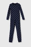 Piżamy dla dziewczynek - Polo Ralph Lauren piżama bawełniana dziecięca kolor granatowy wzorzysta - miniaturka - grafika 1