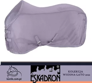 Eskadron PRZEDSPRZEDAŻ Derka siatkowa FLY PRO COVER Classic Sports S/S 22 - silk purple - Derki dla konia - miniaturka - grafika 1