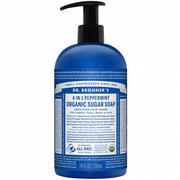 Mydła - Dr. Bronner'S Organic Hand & Body Shikakai Soap Spearmint Peppermint (710ml) - miniaturka - grafika 1