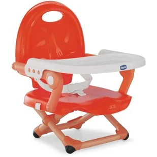 Chicco Krzesełko do karmienia turystyczne Pocket Snack Poppy Red - Krzesełka do karmienia - miniaturka - grafika 1