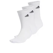 Skarpetki męskie - Skarpety unisex adidas Sportswear Cushioned Crew Socks 3 Pairs HT3446 - białe - miniaturka - grafika 1