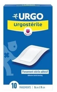 Polfa LABORATORIA SP Z O.O URGO Urgosterile Sterylny opatrunek samoprzylepny 5 cm x 9 cm 10 sztuk - Apteczki i materiały opatrunkowe - miniaturka - grafika 2