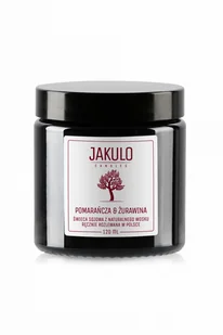 Świeca sojowa - Pomarańcza i Żurawina 120ml / JAKULO - Świece - miniaturka - grafika 1