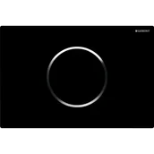 Przyciski spłukujące - Geberit Sigma10 zestaw uruchamiający WC elektroniczny czarny/chrom błyszczący 115.907.KM.6 - miniaturka - grafika 1