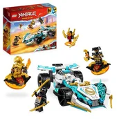Klocki - Lego NINJAGO Smocza moc Zane’a - wyścigówka spinjitzu 71791 - miniaturka - grafika 1
