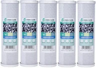 Wkłady filtrujące - 5x Wkład filtr do wody węglowy 10" Green Filter - miniaturka - grafika 1