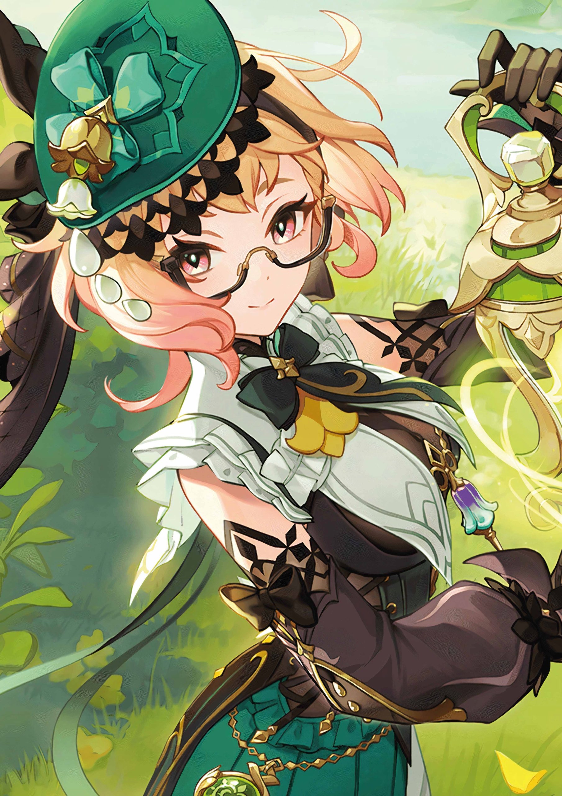 Plakat A3 Genshin Impact Anime Gra Emilie