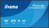 Monitory reklamowe i wyświetlacze - iiyama LH7564UHS-B1AG signage display Płaski panel Digital Signage 190,5 cm (75") Wi-Fi 500 cd/m² 4K Ultra HD Czarny Android 24/7 - miniaturka - grafika 1
