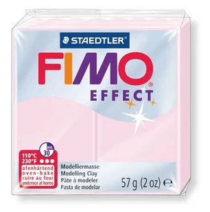 Staedtler Masa plastyczna termoutwardzalna Effect, różowa kryształowa, 57g, kostka - Masy plastyczne - miniaturka - grafika 1
