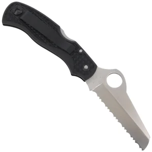 Nóż składany Spyderco Rescue 79mm FRN Black (C45SBK) - Noże - miniaturka - grafika 3