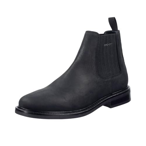 GANT FOOTWEAR ST FAIRKON Chelsea Męskie kozaki, czarne, 45 EU, czarny, 45 EU