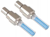 Opony rowerowe - Wentylki LED świecące WENTYLE rower niebieskie - miniaturka - grafika 1