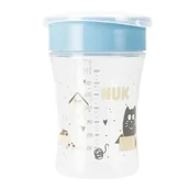 Butelki dla niemowląt - NUK Kubek 230 ml 8m Magic Cup popielaty - miniaturka - grafika 1