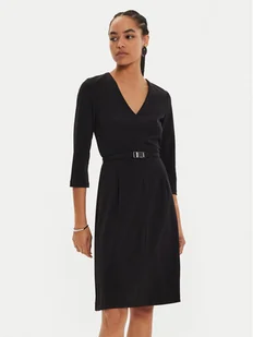 Calvin Klein Sukienka koktajlowa K20K207471 Czarny Regular Fit - Sukienki - miniaturka - grafika 1