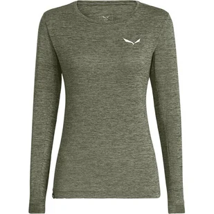 Longsleeve damski Puez Melange Dry'Ton Salewa - Koszulki i topy damskie - miniaturka - grafika 1