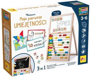 LISCIANI MONTESSORI MOJE PIERWSZE UMIEJĘTNOŚCI - Zabawki interaktywne dla dzieci - miniaturka - grafika 1
