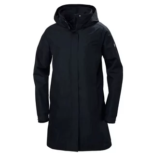 Płaszcze damskie - Płaszcz przeciwdeszczowy damski Helly Hansen ADEN LONG COAT navy - L - grafika 1