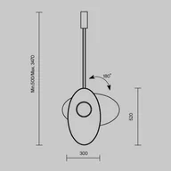 Lampy sufitowe - Maytoni Lampa wisząca Evolution, aluminiowy / szary / cynkowy, salon / jadalnia, tworzywo sztuczne, design - miniaturka - grafika 1