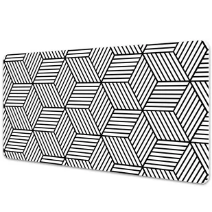 Podkładka na biurko Kostki geometryczne 100x50 cm - Podkładki na biurko - miniaturka - grafika 1