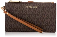 Torebki damskie - Michael Kors Women's Jet Set Accessory-Travel Wallet, brązowy, 2x22x11 cm - miniaturka - grafika 1