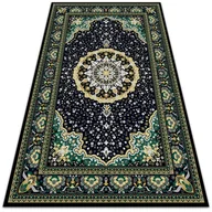 Dywany - Wewnętrzny dywan winylowy Złota mandala 60x90 cm - miniaturka - grafika 1