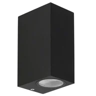 Lampy ogrodowe - Prostokątna lampa elewacyjna Nerium 22-32317 Candellux IP44 czarna - miniaturka - grafika 1