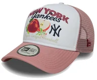 Czapki damskie - Czapka Trucker NEW ERA z daszkiem NYY Fruit Graphic 9FORTY A-Frame - miniaturka - grafika 1