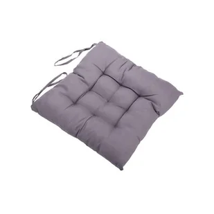 Poduszka na siedzisko SIMONA 40 x 40 cm 29289 szary - Poduszki dekoracyjne - miniaturka - grafika 1