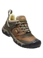 Buty trekkingowe damskie - Keen Skórzane buty turystyczne "Ridge Flex" w kolorze jasnobrązowym - miniaturka - grafika 1