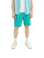Spodenki damskie - TOM TAILOR Denim Męskie 1036278 szorty bermudy, 31044-Deep Turquoise, M, 31044 – głęboki turkus, M - miniaturka - grafika 1