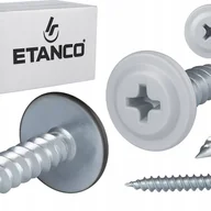 Wkręty - Wkręty podkładkowe Etanco do drewna 4,2x30mm, RAL7035 GM-S 250szt. - miniaturka - grafika 1