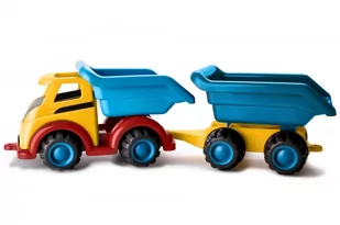 Vikingtoys Mighty Wywrotka z przyczepą - Samochody i pojazdy dla dzieci - miniaturka - grafika 1