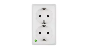 LEDart EPN podwójne z uziemieniem Schuko BERG Biały 3738-00 - Gniazdka elektryczne - miniaturka - grafika 1