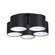 Lampy sufitowe - Luminex Arden 3470 Plafon Oprawa sufitowa 5x60W E27 czarny/biały - miniaturka - grafika 1