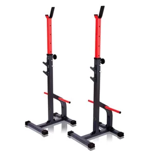 Marbo Sport Stojaki pod sztangę MS-S108 2 sztuki) - Pozostały sprzęt i akcesoria do ćwiczeń - miniaturka - grafika 1