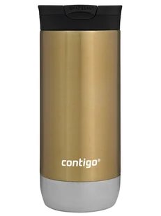 Kubek termiczny na kawę Contigo Huron 2.0 470ml - Złoty - Kubki termiczne - miniaturka - grafika 1