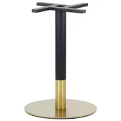Inne meble biurowe - Podstawa do stolika SH-3001-6/GB złoto/czarny, wysokość 72 cm, fi 50 cm - miniaturka - grafika 1