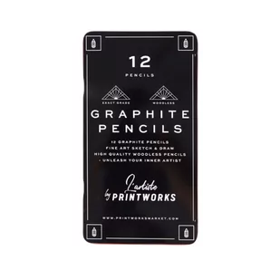 Ołówki grafitowe 12 sztuk - Graphite | PRINTWORKS - Kredki, ołówki, pastele i pisaki - miniaturka - grafika 1
