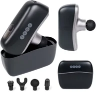 Masażery - Masażer Uderzeniowy Kompaktowy Podróżny ZENT MiniPulse Perkusyjny, Bezszczotkowy, 10 Poziomów, 4 Głowice, USB-C, 235 g - miniaturka - grafika 1