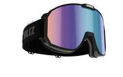 Gogle narciarskie - Bliz Split Nano Optics Gogle, matt black/brown-blue multi 2020 Gogle narciarskie 41160-13 - miniaturka - grafika 1