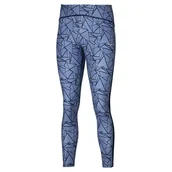 Legginsy - Legginsy damskie Mizuno 7/8 Printed Tight Vintage Indigo XS - miniaturka - grafika 1