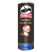 Chipsy - Chipsy Pringles Hot & Spicy Super Mario 165g - miniaturka - grafika 1