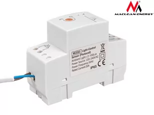 Decento Maclean czujnik zmierzchowy na szynę DIN z zewnętrzną sondą Maclean MCE83 220-240V/AC, 50Hz 20A. CEN-41185 - Wyłączniki światła i elektryczne - miniaturka - grafika 1