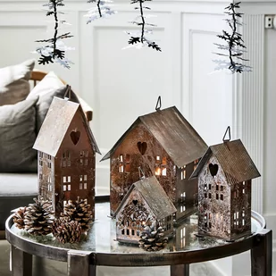 Lampion, zestaw 4 szt. Treyford - Pozostałe ozdoby ogrodowe - miniaturka - grafika 1