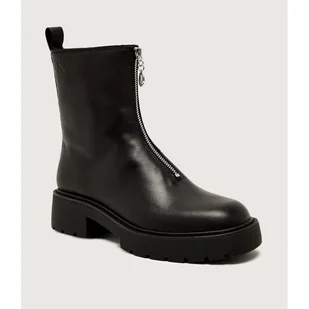 Calvin Klein Skórzane botki - Botki damskie - miniaturka - grafika 1