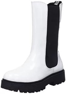 REPLAY Buty dla chłopców i dziewczynek MIZAR półdługie kozaki, 061WHITE, 32 EU - Kozaki damskie - miniaturka - grafika 1