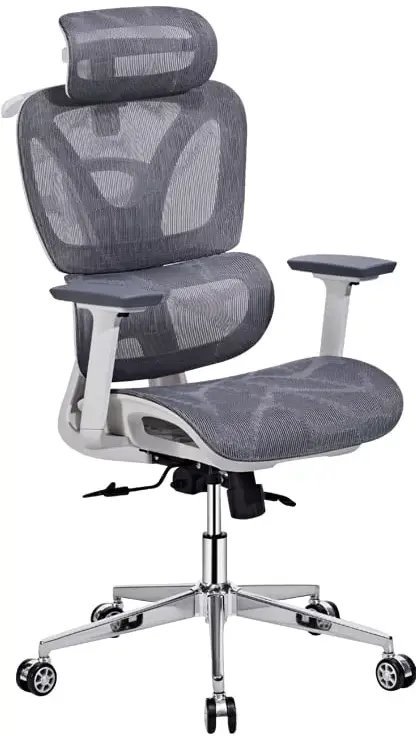Domoletti Krzesło biurowe Office chair grey AM-350 51X50X120