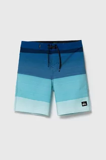 Spodnie i spodenki dla chłopców - Quiksilver szorty kąpielowe dziecięce SURFSILK kolor niebieski - grafika 1